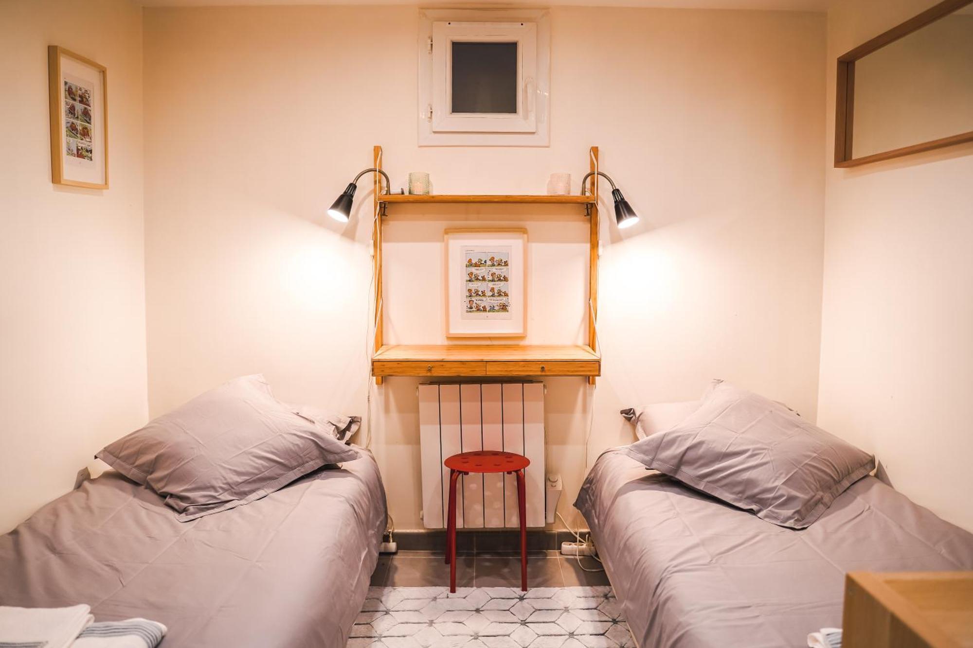 Charming Souplex In Paris Apartment Bagian luar foto